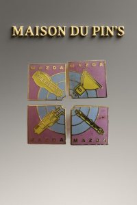 Pin's serie de 4 pin's Mazda