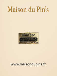 Pin's Fruit d'Or Le signe de la Vie