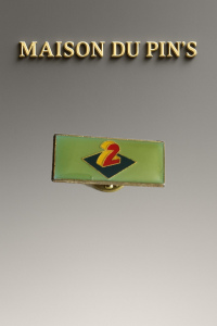 Pin's Logo Télévision Antenne 2